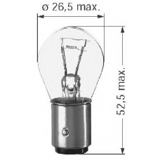 0500312214 BERU Лампа накаливания, фонарь сигнала торможения; ламп