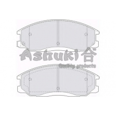 1080-6250J ASHUKI Комплект тормозных колодок, дисковый тормоз