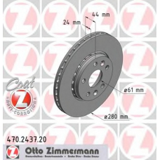 470.2437.20 ZIMMERMANN Тормозной диск