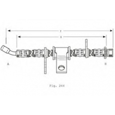 PHD369 TRW Тормозной шланг