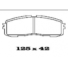 BL1001A1 FTE Колодки тормозные