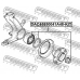 DAC45850041A48-KIT FEBEST Комплект подшипника ступицы колеса