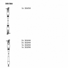 300/388 BREMI Комплект проводов зажигания