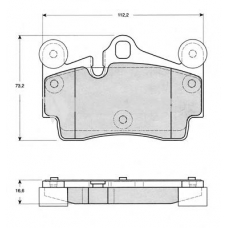 FB210643 FLENNOR Комплект тормозных колодок, дисковый тормоз