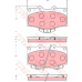 GDB7049 TRW Комплект тормозных колодок, дисковый тормоз