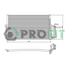 PR 5077C1 PROFIT Конденсатор, кондиционер