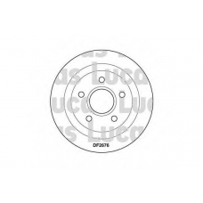 DF2676 TRW Тормозной диск