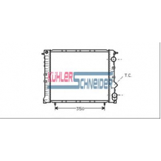 0900431 KUHLER SCHNEIDER Радиатор, охлаждение двигател