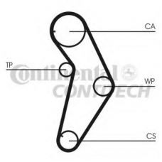 CT927WP1 CONTITECH Водяной насос + комплект зубчатого ремня
