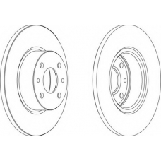 DDF068-1 FERODO Тормозной диск