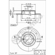 BS 7553 BRECO Тормозной диск