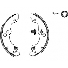 MFR85 MINTEX Комплект тормозных колодок