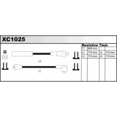 XC1025 QUINTON HAZELL Комплект проводов зажигания