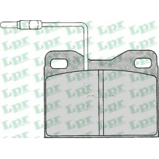 05P121 LPR Комплект тормозных колодок, дисковый тормоз