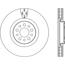 BDR2191.20 OPEN PARTS Тормозной диск