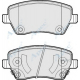 PAD1887 APEC Комплект тормозных колодок, дисковый тормоз
