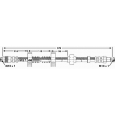 FBH6939 FIRST LINE Тормозной шланг