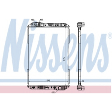 625710 NISSENS Радиатор, охлаждение двигателя