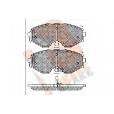 RB1568 R BRAKE Комплект тормозных колодок, дисковый тормоз