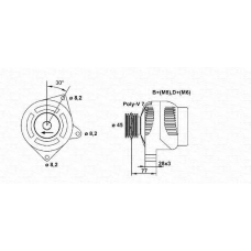 943355132010 MAGNETI MARELLI Генератор