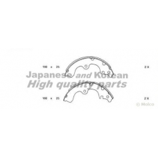 T113-50 ASHUKI Комплект тормозных колодок