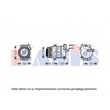 851976N AKS DASIS Компрессор, кондиционер