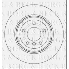 BBD5339 BORG & BECK Тормозной диск