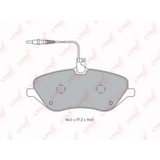 BD-6110 LYNX Комплект тормозных колодок, дисковый тормоз