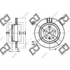 BD1617 DJ PARTS Тормозной диск