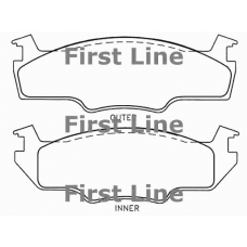 FBP1380 FIRST LINE Комплект тормозных колодок, дисковый тормоз
