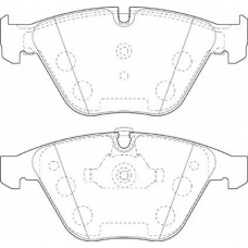 FD7402A NECTO Комплект тормозных колодок, дисковый тормоз