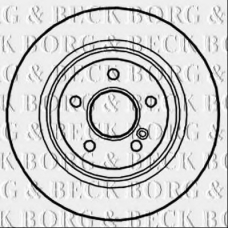BBD5299 BORG & BECK Тормозной диск