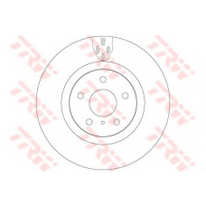DF6480 TRW Тормозной диск