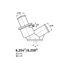 C.342.80R BEHR Термостат, охлаждающая жидкость