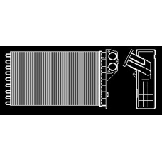 221M48 J. DEUS Теплообменник, отопление салона