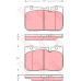 GDB3226 TRW Комплект тормозных колодок, дисковый тормоз