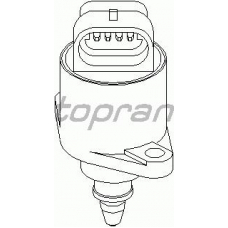 721 464 TOPRAN Поворотная заслонка, подвод воздуха