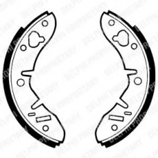 LS1415 DELPHI Комплект тормозных колодок