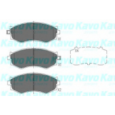 KBP-6527 KAVO PARTS Комплект тормозных колодок, дисковый тормоз