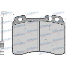 AC058423AD AC Delco Комплект тормозных колодок, дисковый тормоз