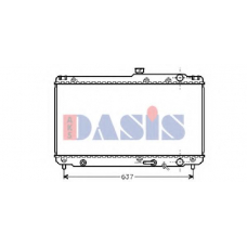 211630N AKS DASIS Радиатор, охлаждение двигателя