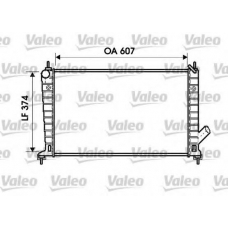734714 VALEO Радиатор, охлаждение двигателя