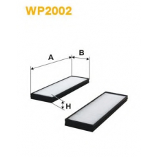 WP2002 WIX Фильтр, воздух во внутренном пространстве