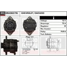 DRA0637N DELCO REMY Генератор