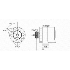 943356620010 MAGNETI MARELLI Генератор