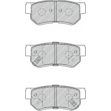 FDB4247 FERODO Комплект тормозных колодок, дисковый тормоз