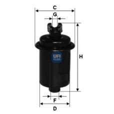 31.551.00 UFI Топливный фильтр