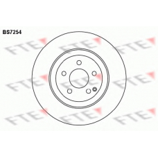 BS7254 FTE Тормозной диск