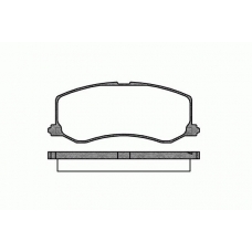 2410.00 ROADHOUSE Комплект тормозных колодок, дисковый тормоз