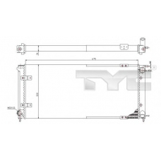 737-0059 TYC Радиатор, охлаждение двигателя